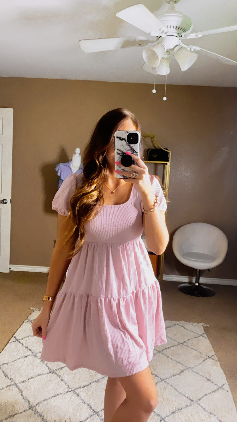 Blush shop babydoll dress