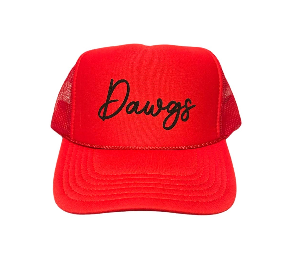 Dawgs Red Trucker Hat