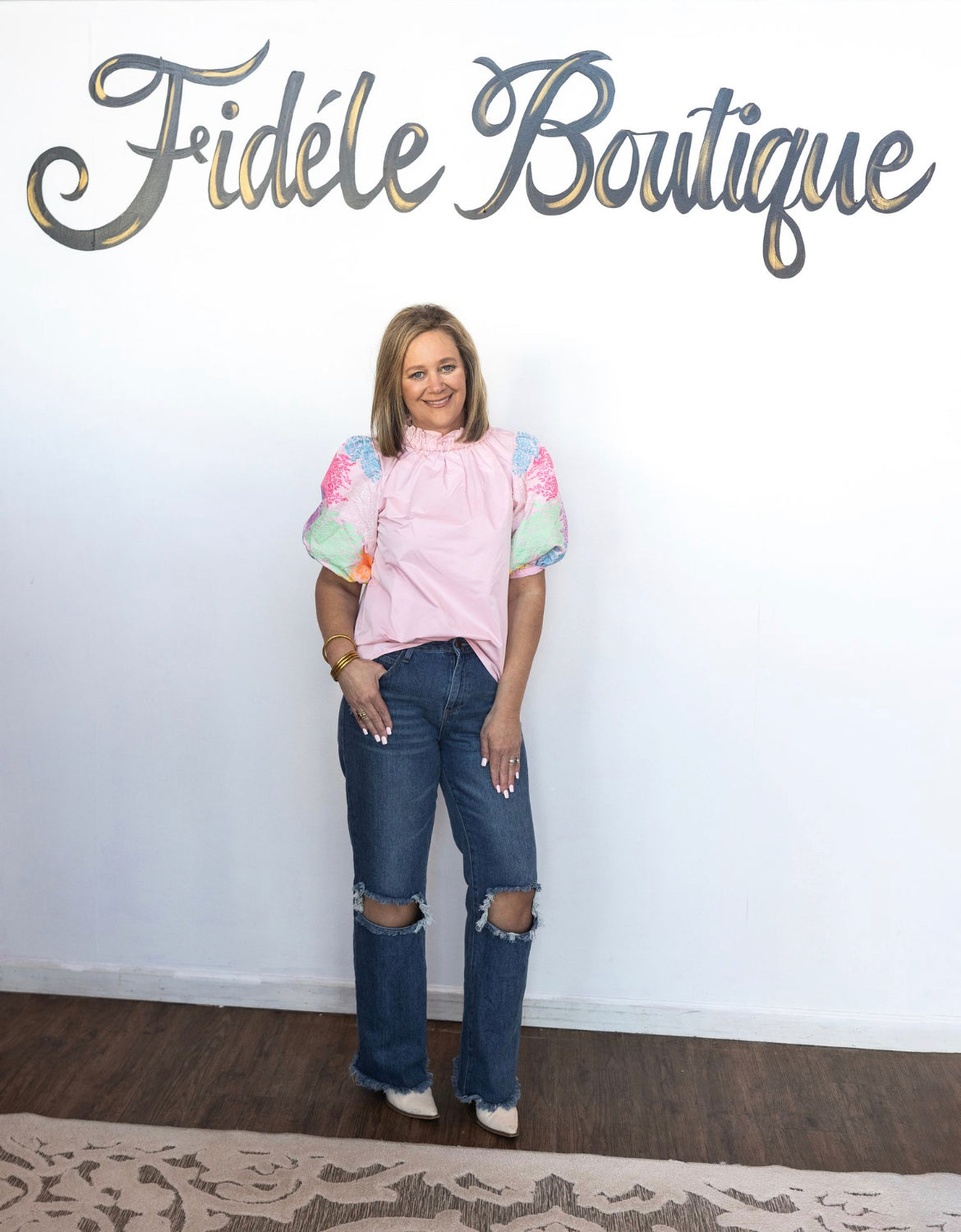 All About Color Embroidered Blouse THML