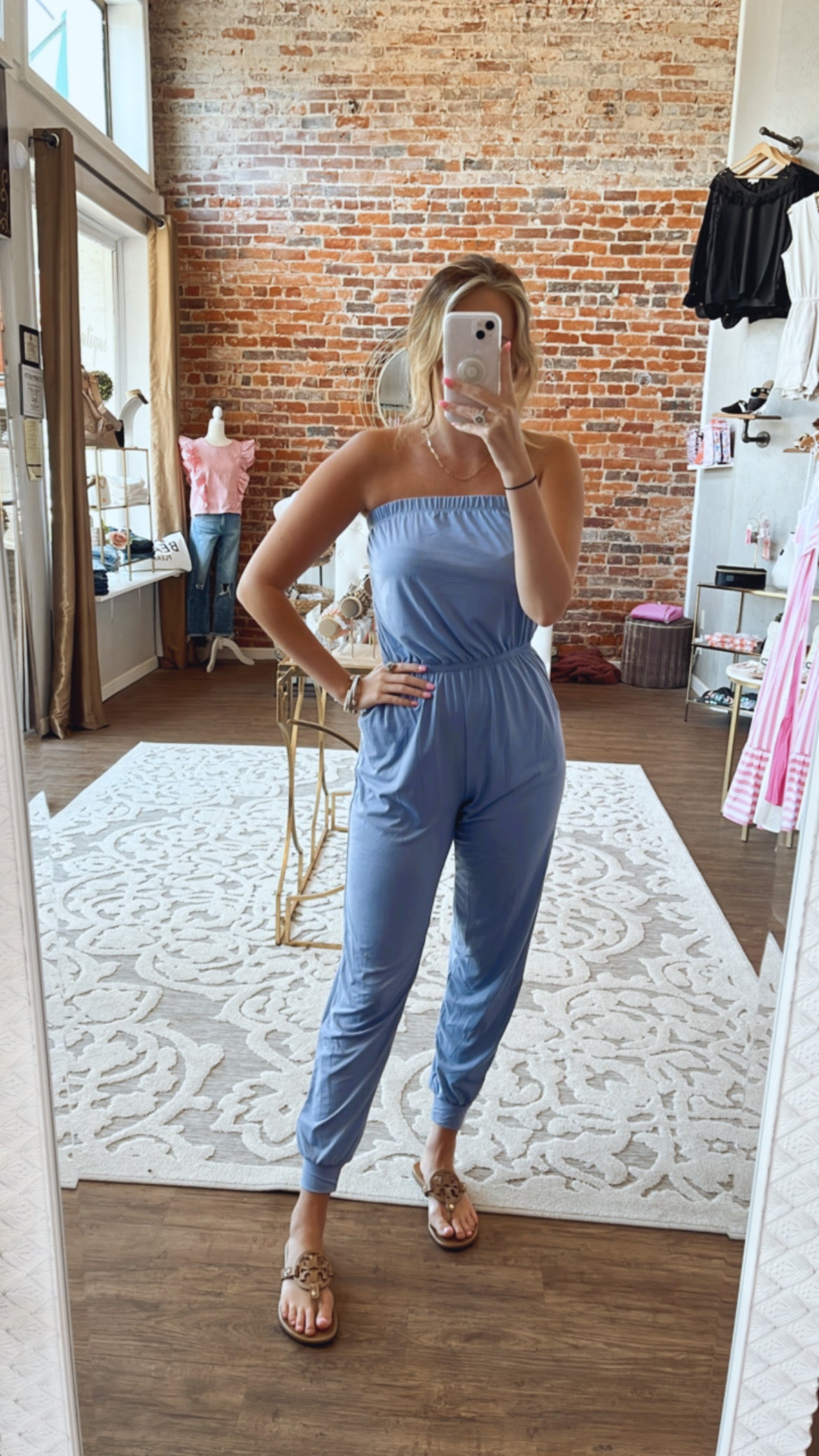 Slate Blue Jumpsuit