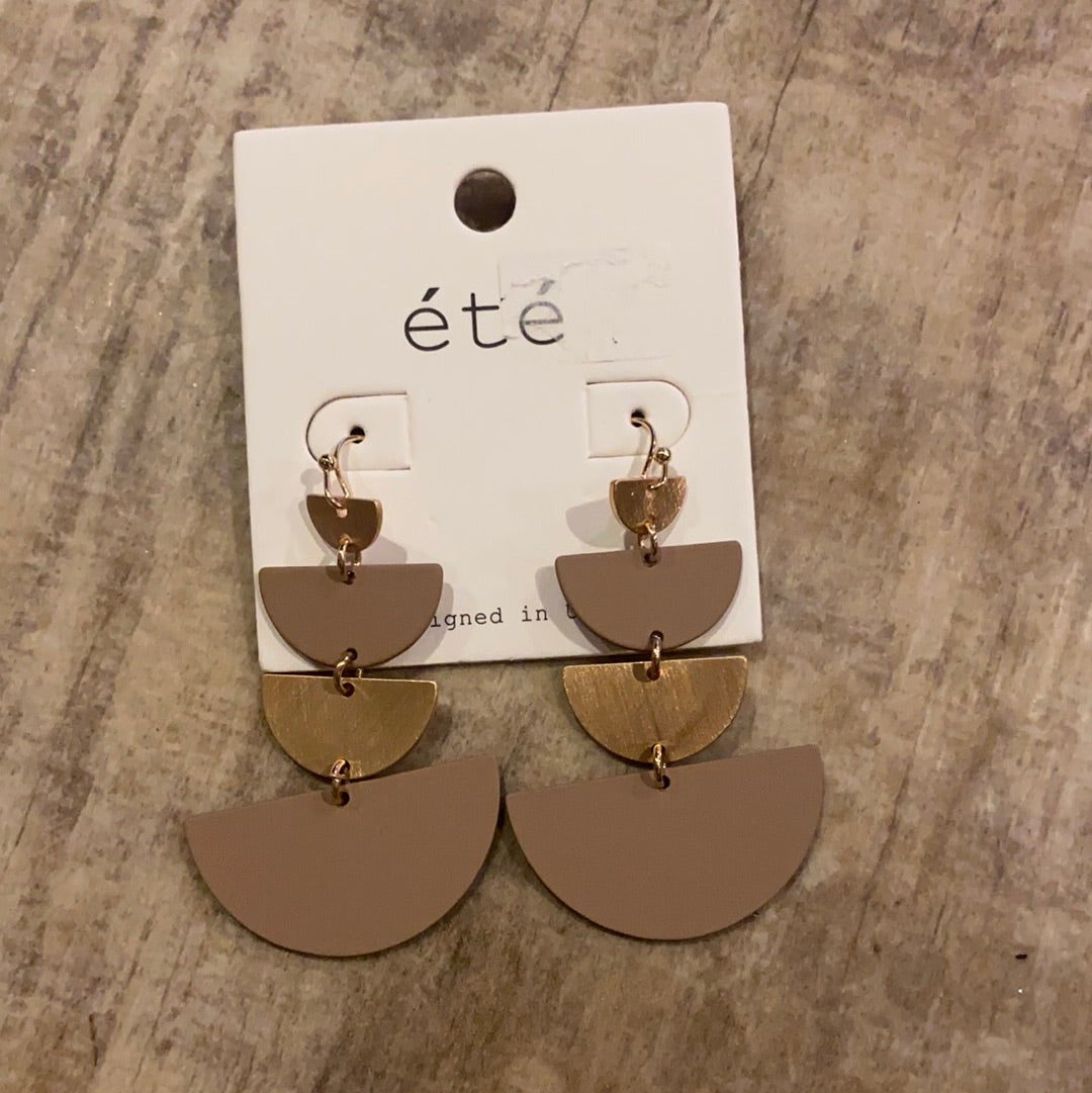 Karter Taupe Earrings